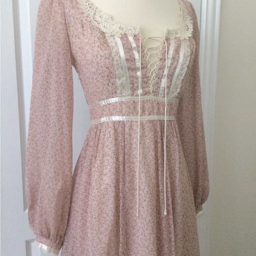 Vintage Gunne Sax Corset Dress Small 7